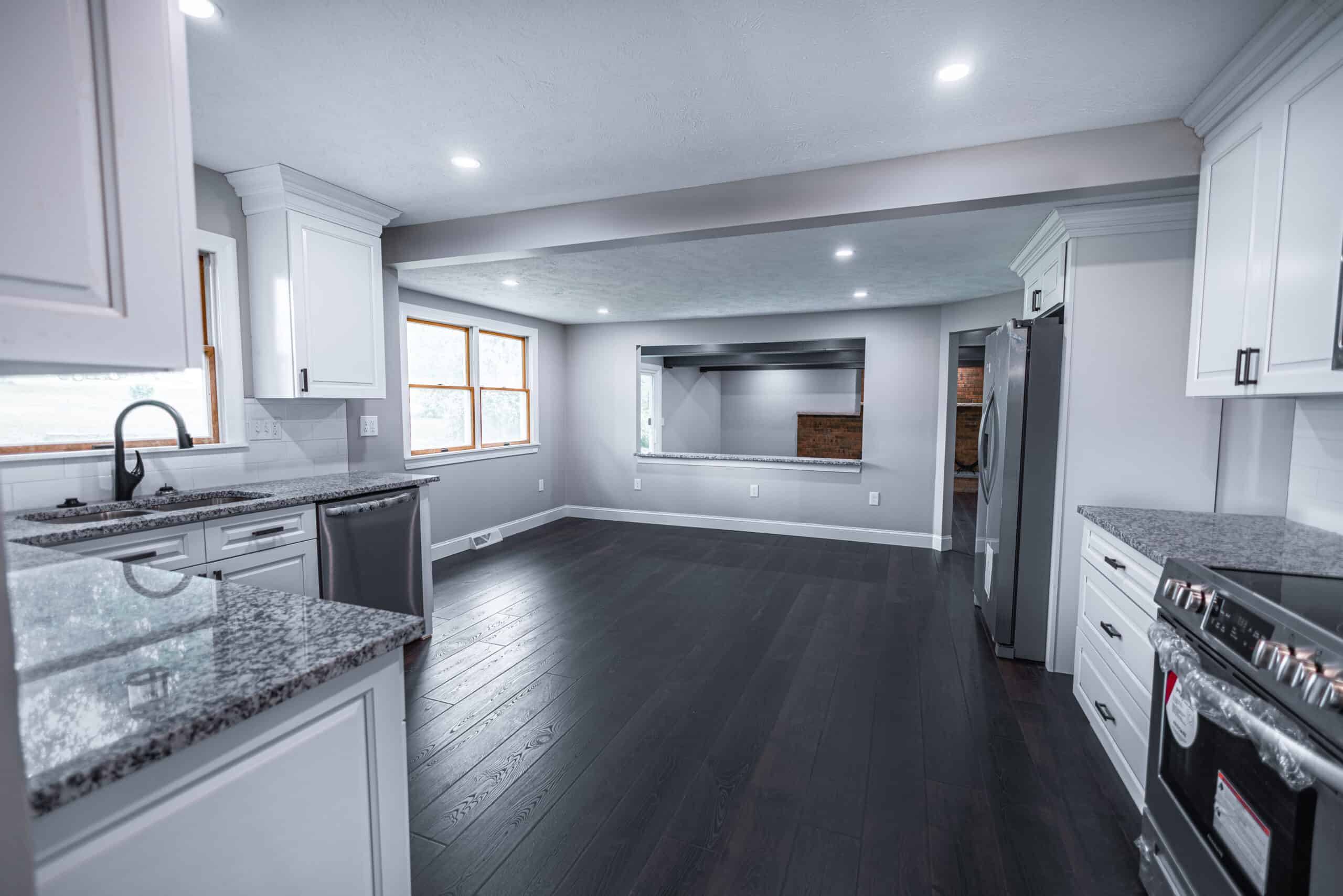 Finished kitchen